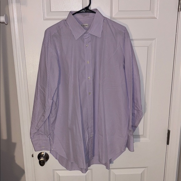 Ascot Chang Men’s Purple Dress Shirt Sz